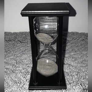 Black Decorative Hourglass